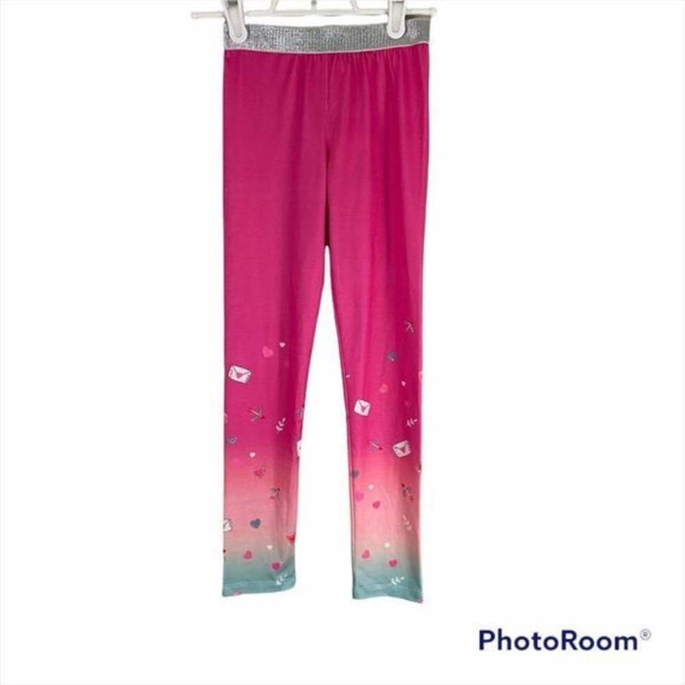 NWT TRULY‎ ME BY SARA SARA Pink Leggings (6)